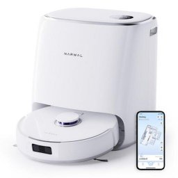 Aspirator Freo X Ultra aspirator&mop&statie inteligenta de incarcare, 8200Pa, senzor:Tri-laser, perie speciala anti-incurcare par, 2 mopuri triunghiulare rotative, alb