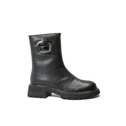 Ghete damă Anna Viotti smart casual negre din piele naturală GOR11355-40 EU