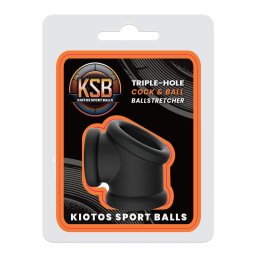 Kiotos KSB Silicone Cock & Ballstretcher Black