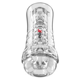 Pipedream PDX Elite ViewTube See-Thru EZ-Grip Stroker Clear