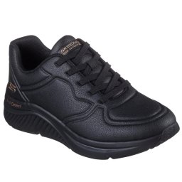Pantofi sport damă Skechers BOBS Arch Comfort 117560-BBK, negri, piele ecologică