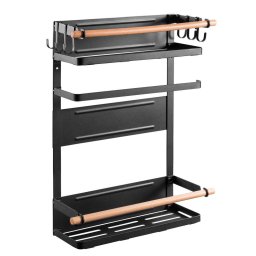Raft magnetic pentru frigider / masina de spalat rufe , negru, 12 kg max, MC-910
