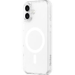 Husa YCC MagSafe CR 04 pentru iPhone 16, compatibilă MagSafe, Transparentă