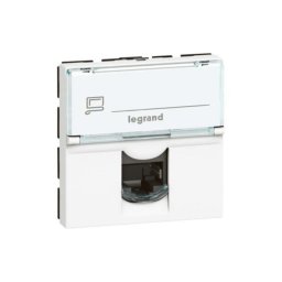 Priza Date RJ45 CAT6 FTP 2M Legrand Mosaic alb 076565