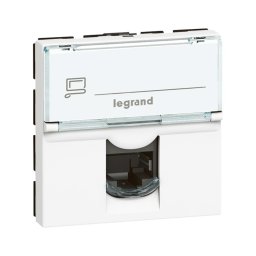 Priza Date RJ45 CAT6A UTP 2M Legrand Mosaic alb 076574