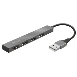 TRUST 23786 Halyx Aluminium 4-Port Mini USB Hub