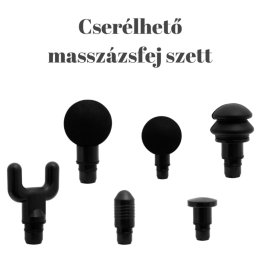 VIVAMAX accesoriu cap de masaj set pentru pistol de masaj