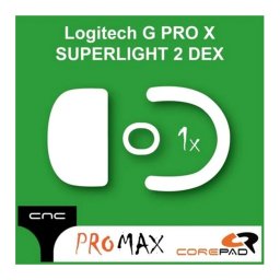 COREPAD Skatez PRO MAX CNC - Logitech G Pro X Superlight 2 DEX mouse pad