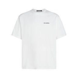 Karl Lagerfeld Tricou 'Rue St-Guillaume' negru / alb
