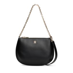 TOMMY HILFIGER Geantă de umăr negru