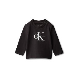 Calvin Klein Jeans Tricou negru / alb