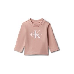 Calvin Klein Jeans Tricou roz / alb