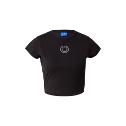 HUGO Tricou 'Dome_B_2' negru / transparent