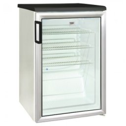 Vitrina frigorifica profesionala Beko ADN 140W BP, 130 litri, 560x600x850mm, ușă sticlă, clasa energetică C, 859991704290