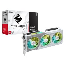 Placa video AMD Radeon RX 9060 XT Steel Legend OC 16GB, GDDR6, 128 bit