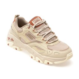 Pantofi sport damă Skechers D'Lites Hiker 180134-TPMT bej Talpă Goodyear®
