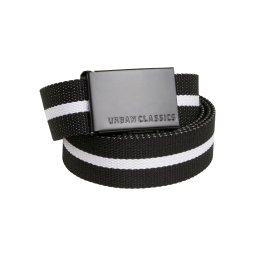 Urban Classics Curea negru / alb