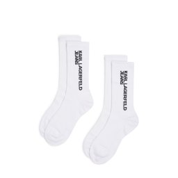 KARL LAGERFELD JEANS Șosete negru / alb