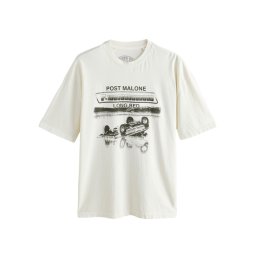 Next Tricou negru / alb