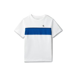 Calvin Klein Jeans Tricou albastru / negru / alb