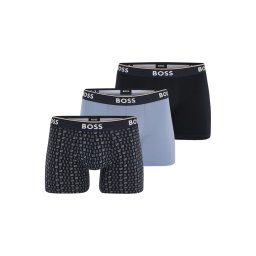BOSS Boxeri 'Power Des' albastru marin / albastru deschis / maro / alb