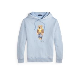 Polo Ralph Lauren Bluză de molton 'Seasonal' albastru denim / albastru deschis / maro deschis / galben