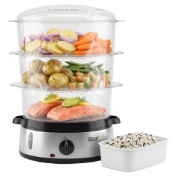 Aparat de gatit cu aburi iHunt Bro Food Steamer XXL 9L