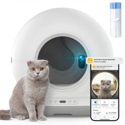 Litiera Automata iHunt Smart Cat Litter V7 Camera, Wi-Fi, Senzori, Camera video, Aplicatie Smart