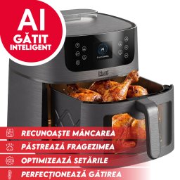 Friteuza cu aer cald si rotisor iHunt Bro Air Fryer AI Steam