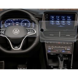 Volkswagen T-Roc 2024+ Set Folii de Protectie pentru Ceasuri de Bord si Navigatie - HD-Premium FoliaTa