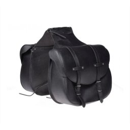 Set genti laterale piele chopper cruiser custom moto coburi