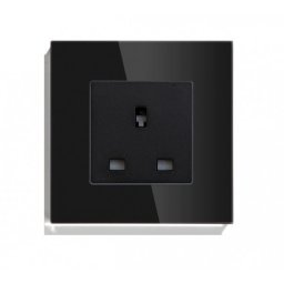 Priză UK 13A M1 negru