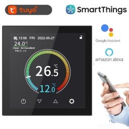 Termostat Wi-Fi pentru incalzirea in pardoseala si centrala pe gaz TOR6500 LED Color