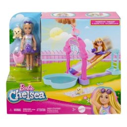 Papusa Mattel, Barbie Chelsea, Tobogan de Apa, 30cm