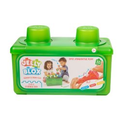 Jelly blox - construieste si joaca-te, cutie depozitare, 30 piese