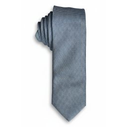 Cravata matase albastra texturata Gentlemen`s Corner