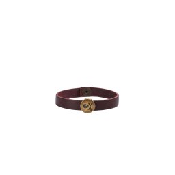Scalpers Brățară auriu / roșu burgundy
