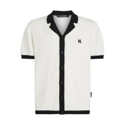 Karl Lagerfeld Tricou negru / alb