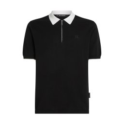 Karl Lagerfeld Tricou negru / alb natural
