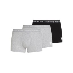 Karl Lagerfeld Boxeri gri deschis / alb