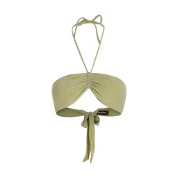Karl Lagerfeld Sutien costum de baie verde stuf