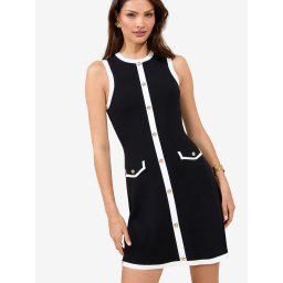 Lipsy Rochie negru / alb