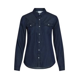 VILA Bluză 'VIBISTA' albastru denim