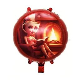 Balon folie rotund Ballerina Cappuccina 45 cm
