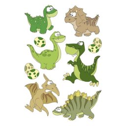Herma: Magic Set abțibilduri - Dinozauri cu ochi mobili