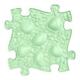 Muffik: piesă de puzzle covoraș ortopedic - ou de dinosaur - verde pastelat