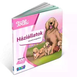Tolki: Carte interactivă - animale de casă - limba maghiară
