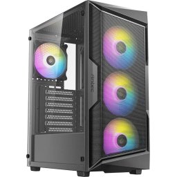 Carcasa 0-761345-10069-4, Middle Tower, Fara sursa, ATX, microATX, ITX, Negru