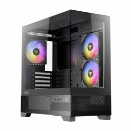 Carcasa 0-761345-10099-1, Mini Tower, Micro-ATX, ITX, Negru