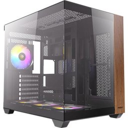 Carcasa 0-761345-10137-0, Middle Tower, Fara sursa, E-ATX, Micro-ATX, Mini-ITX, Negru